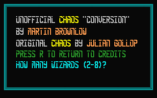 Chaos atari screenshot